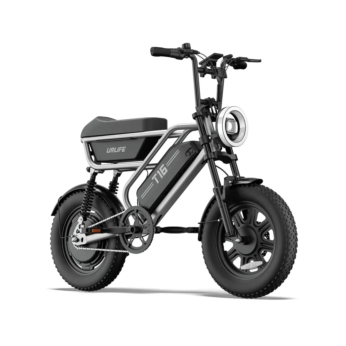 T16 Electric Bicycle, Fat Tyre, 25kmh, 250W Motor, 48V 13Ah Battery, Adult All-Terrain E-Bike