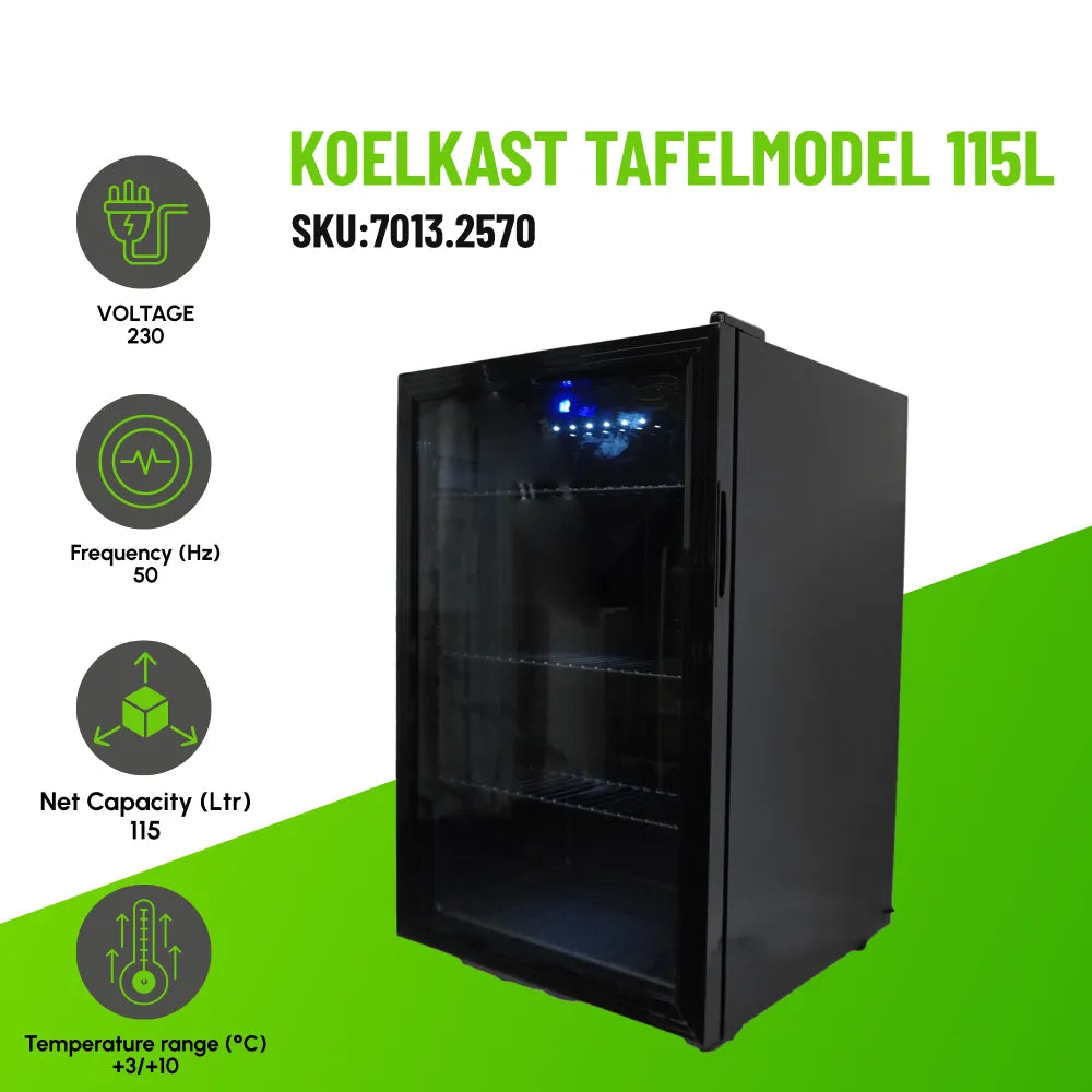 Refrigerator Countertop Model 115L for Coffee Bars
