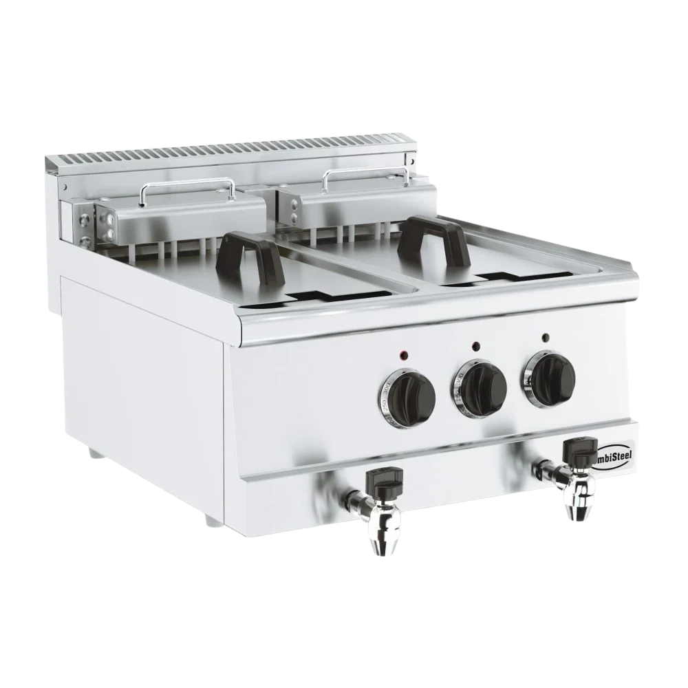 BASE 600 Twin Electric Fryer 2x10L 15kW