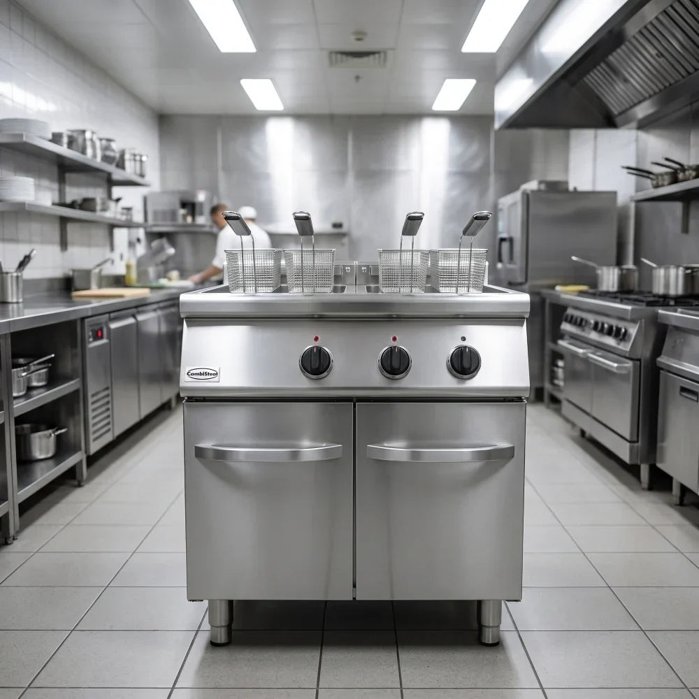 BASE 700 Electric Fryer 2x18L Twin