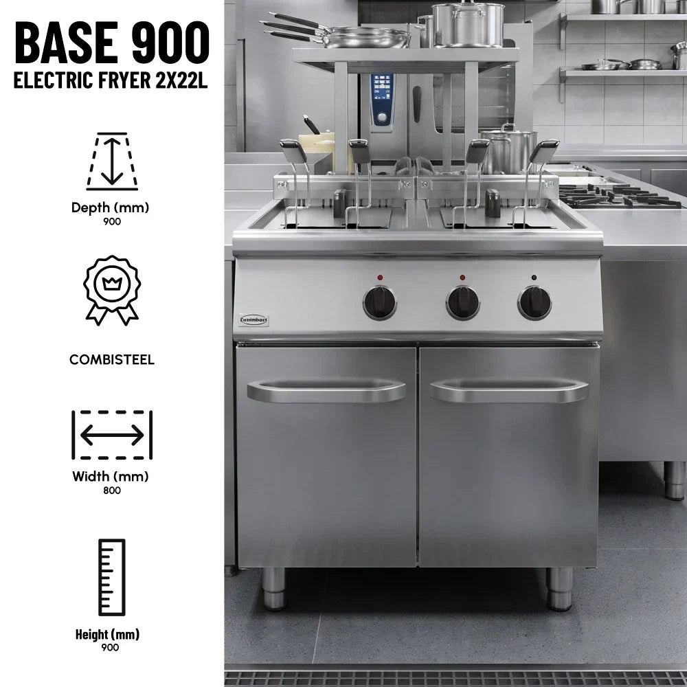 BASE 900 Electric Fryer 2x22L