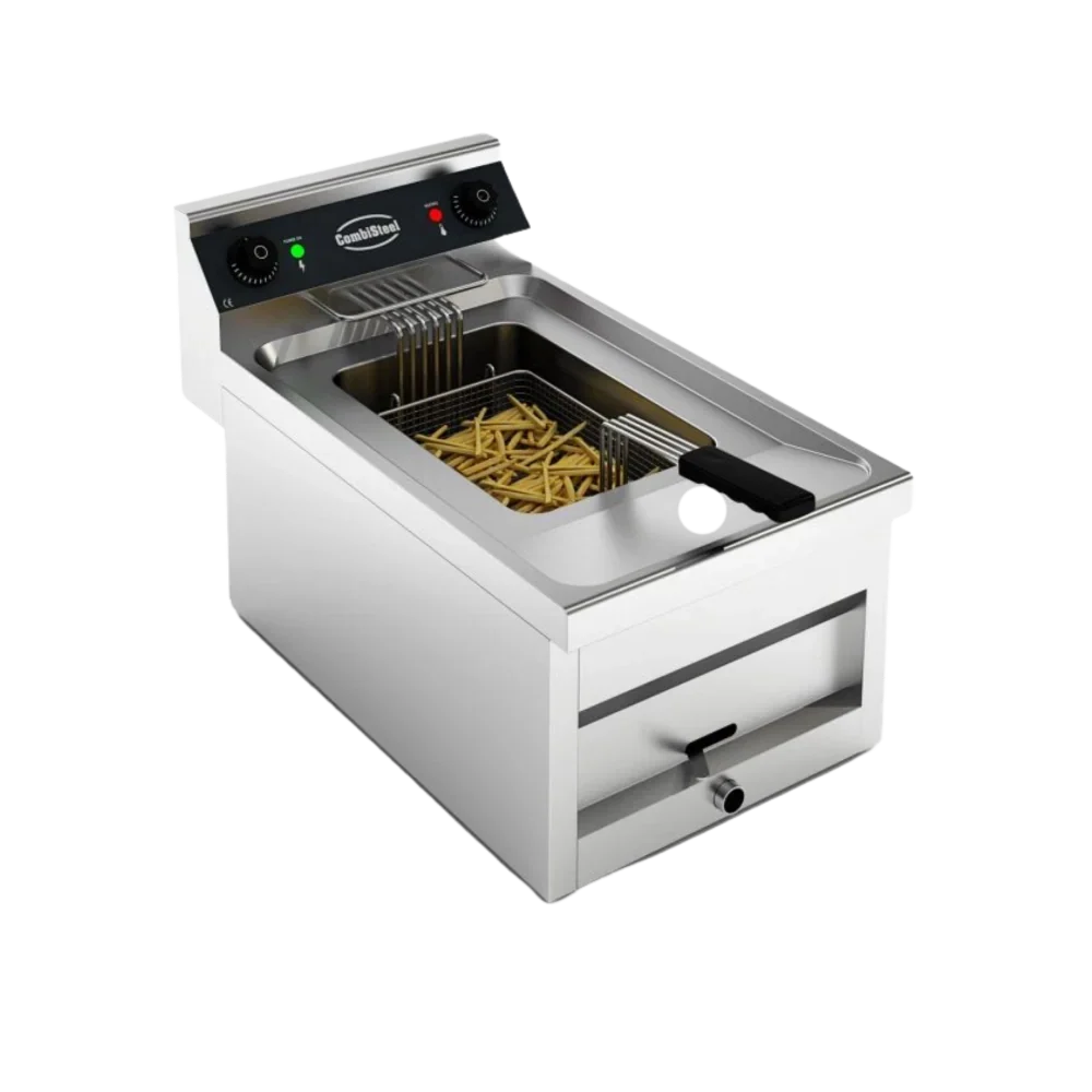 Electric Counter Fryer 12L 9kW Single Tank