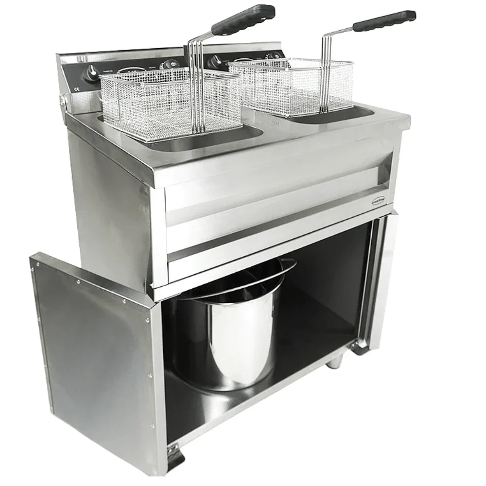 Electric Fryer 2x9L, Twin Tank 230V