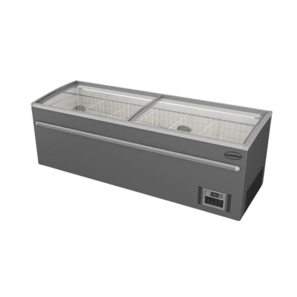 Combisteel Grey Supermarket Chest Freezer 2500 Automatic Defrost