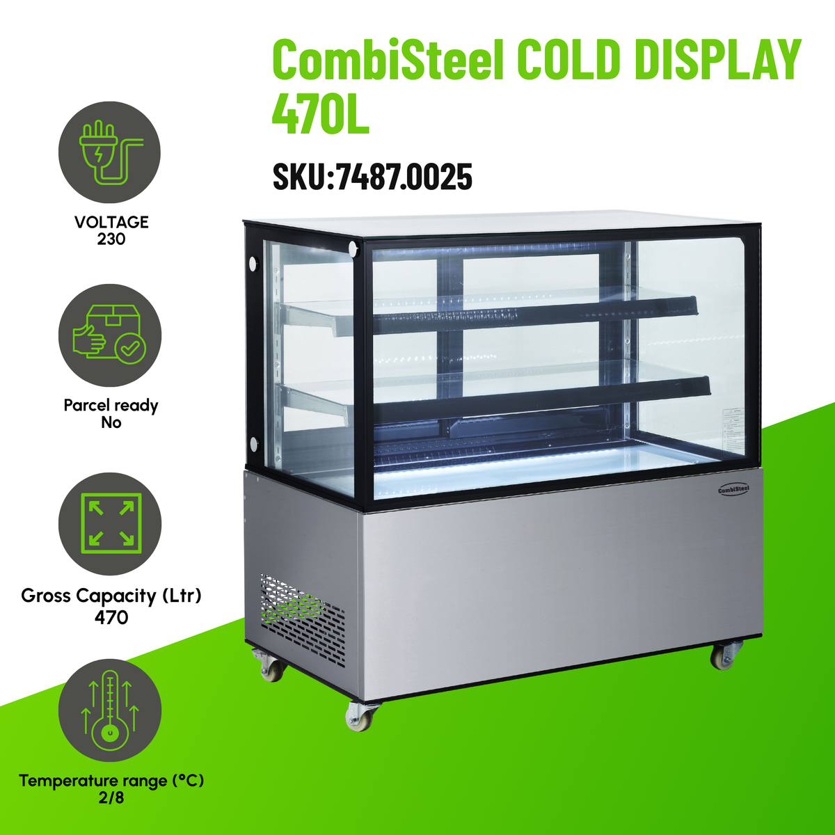 Cold Display 470L Engineered for Tough Conditions