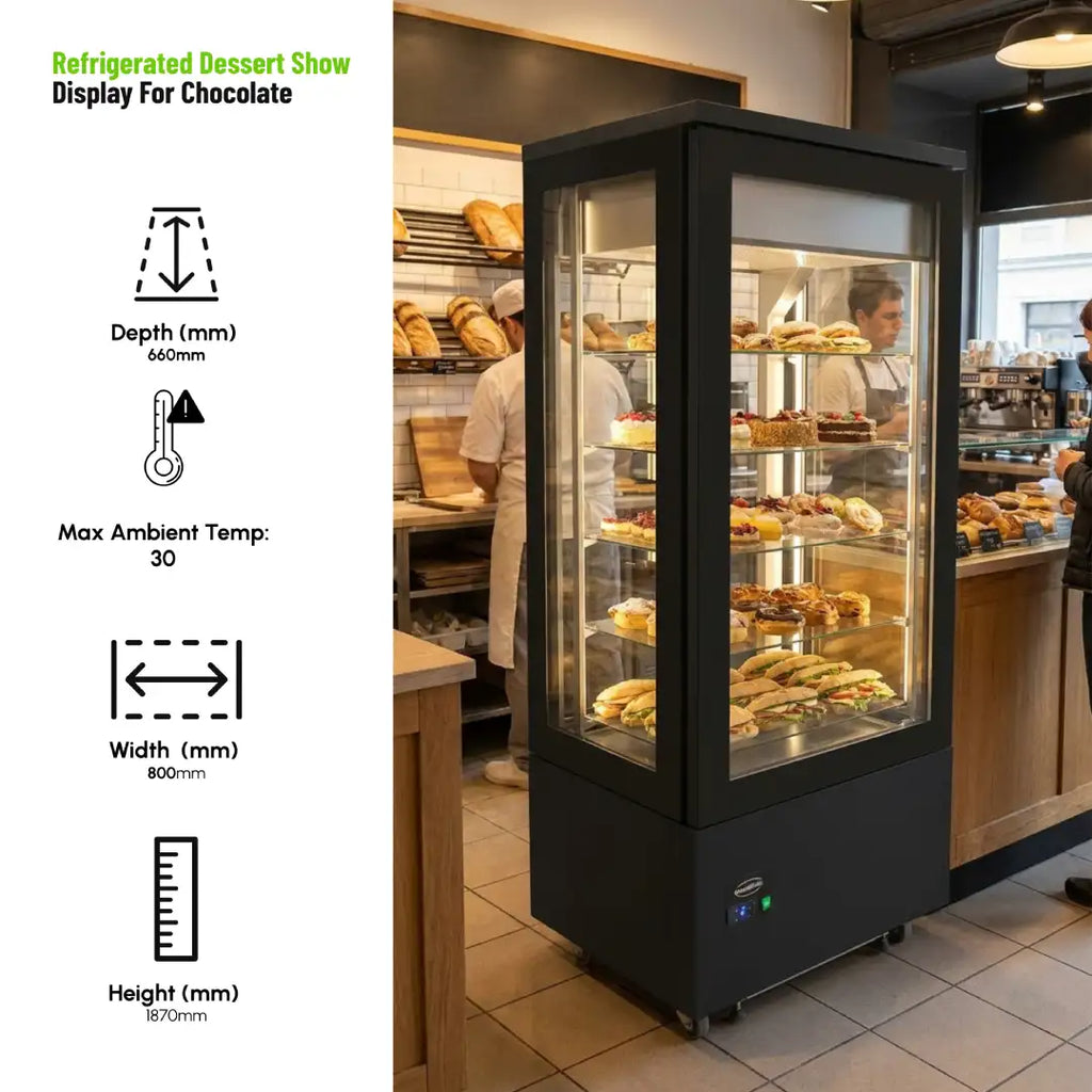 Chocolate Display 400L That Protects Your Finest Work