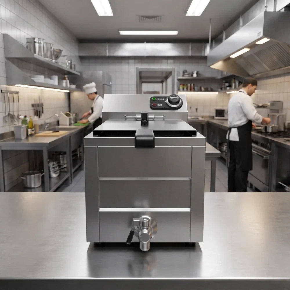 Electric Counter Fryer 1x8L 3kW