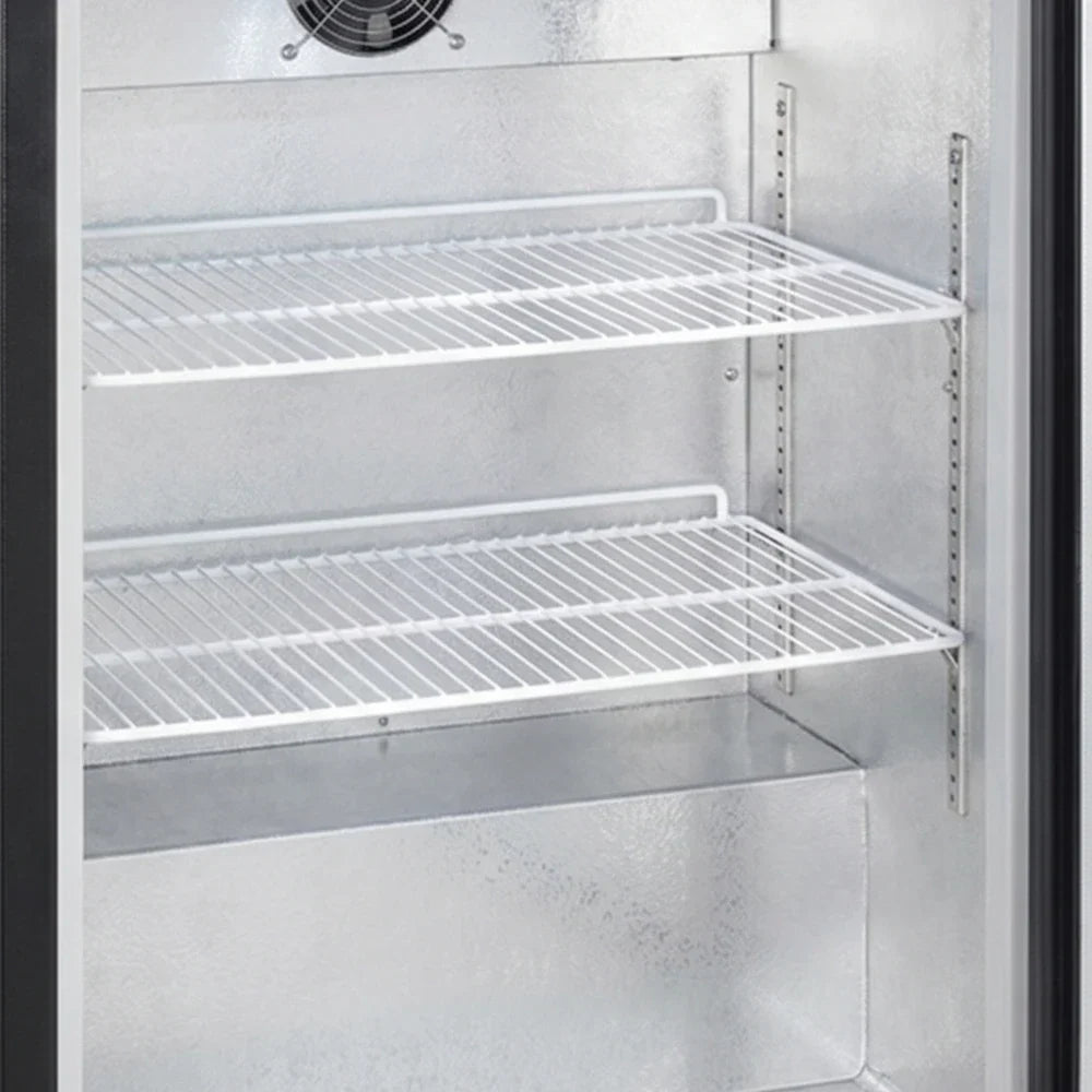 Black 1 Door Back Bar Cooler 600 x 900mm