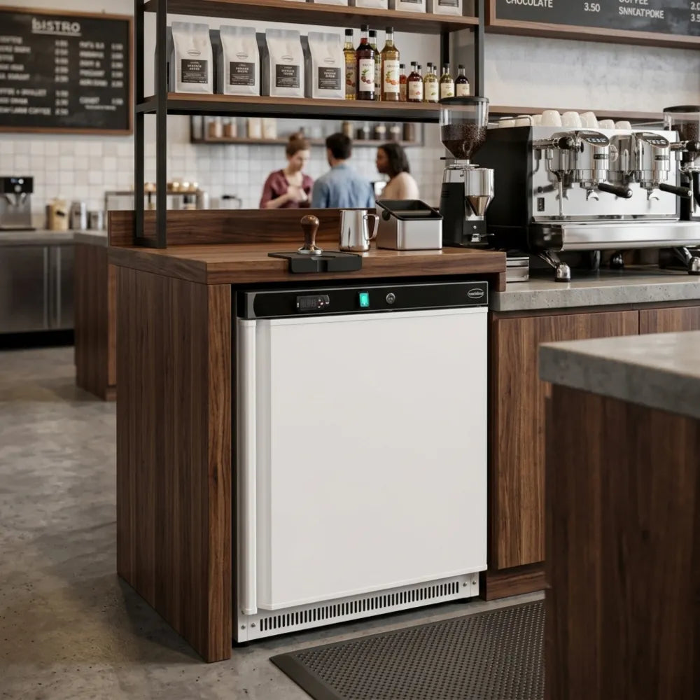 Refrigerator White 1 Door Digital 130L Tabletop