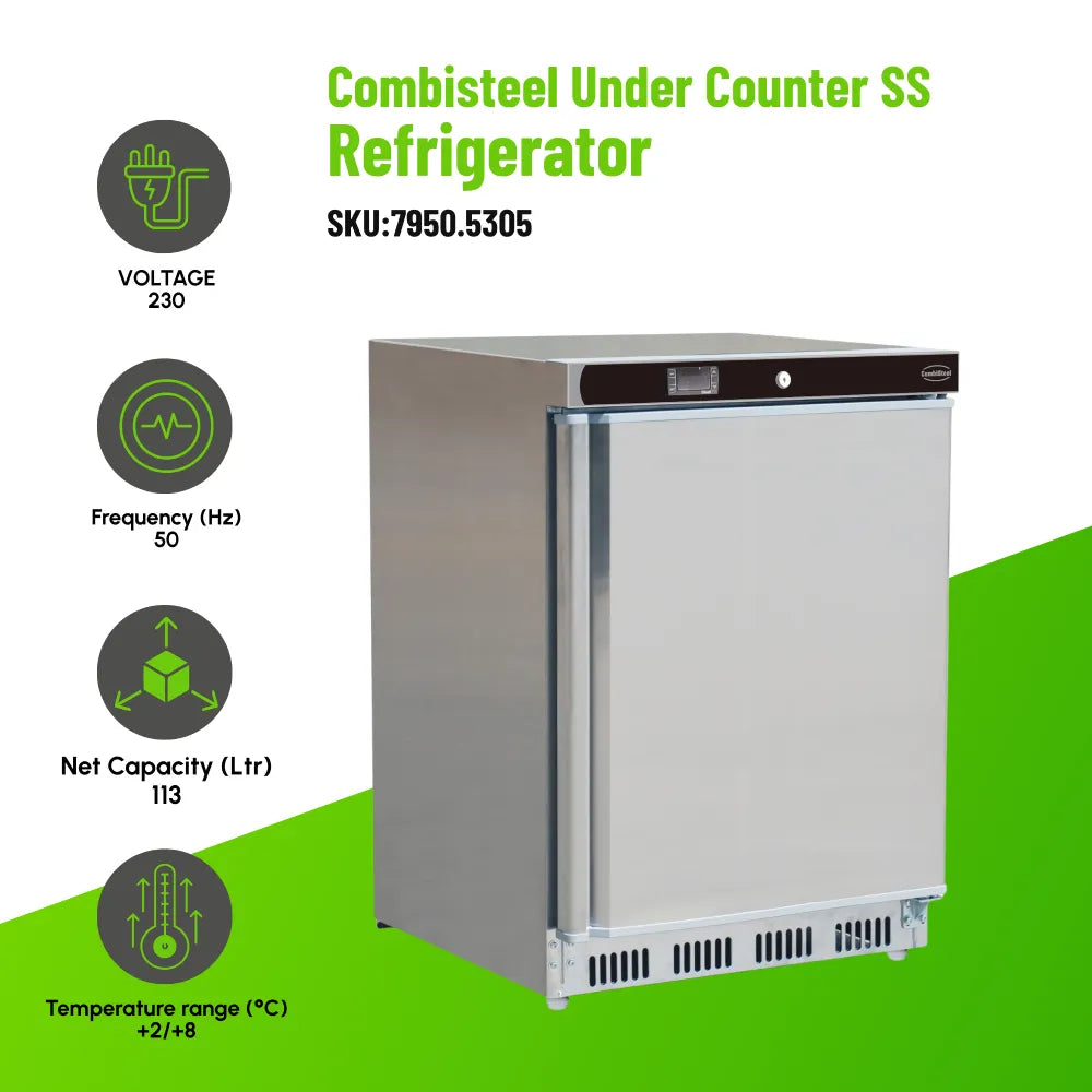 Refrigerator SS 1 Door Digital 113L Stainless Top