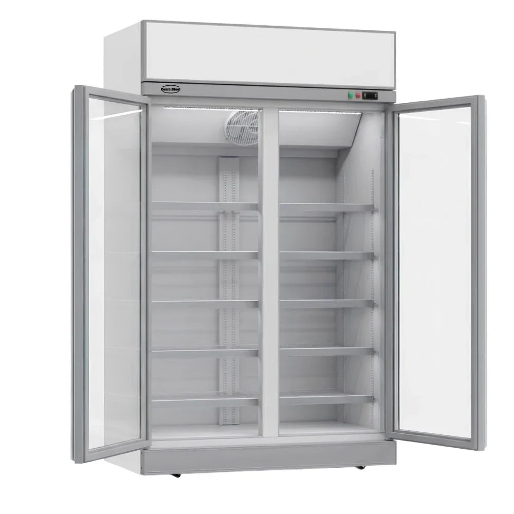 White 2-Door Display Freezer INS-1000F