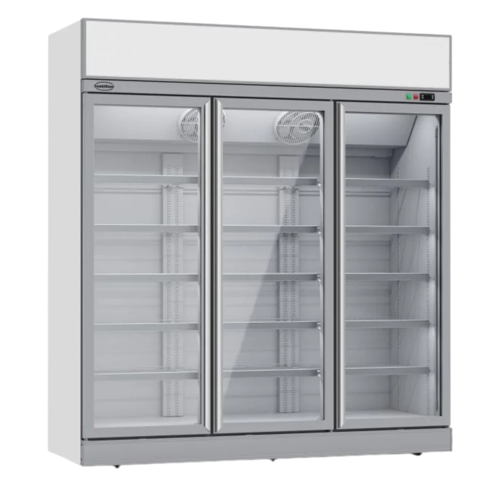 White 3-Door Display Freezer INS-1530F