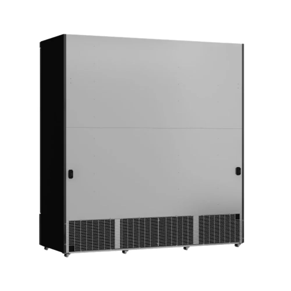 Black 3-Door Display Fridge JDE-1530R Bl