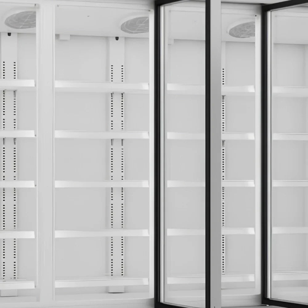 White 4-Door Display Fridge JDE-2025R