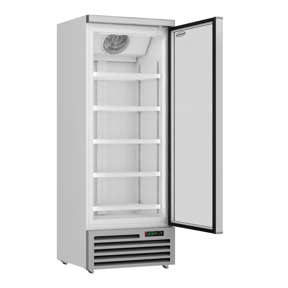 White 1-Door Display Freezer JDE-600F