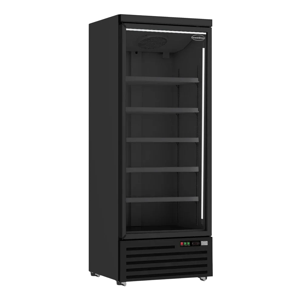 Black 1-Door Display Fridge JDE-600R Bl