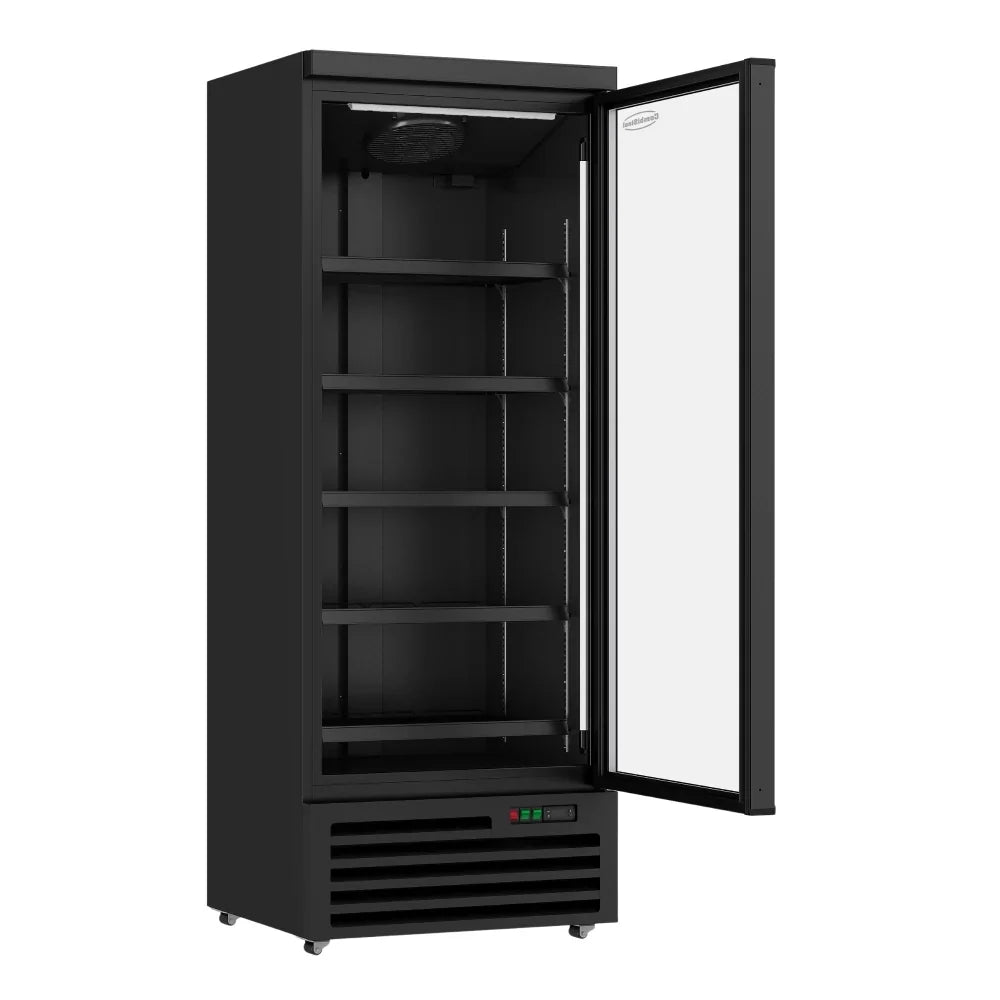 Black 1-Door Display Fridge JDE-600R Bl
