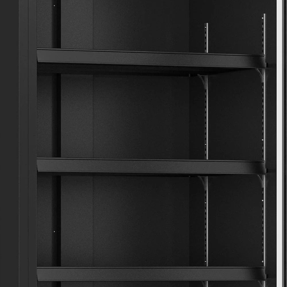 Black 1-Door Display Fridge JDE-600R Bl