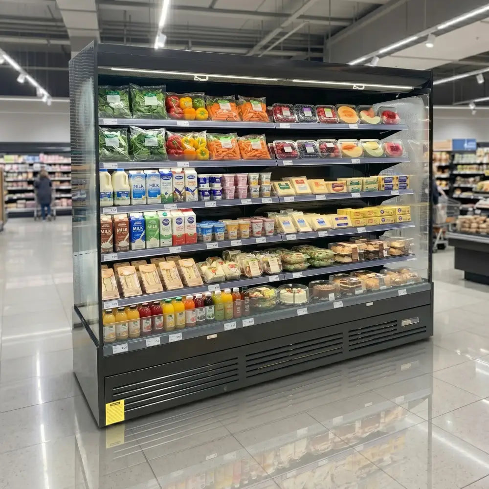 FRIGUS 2500 Integral Open Fronted Multidecks Black