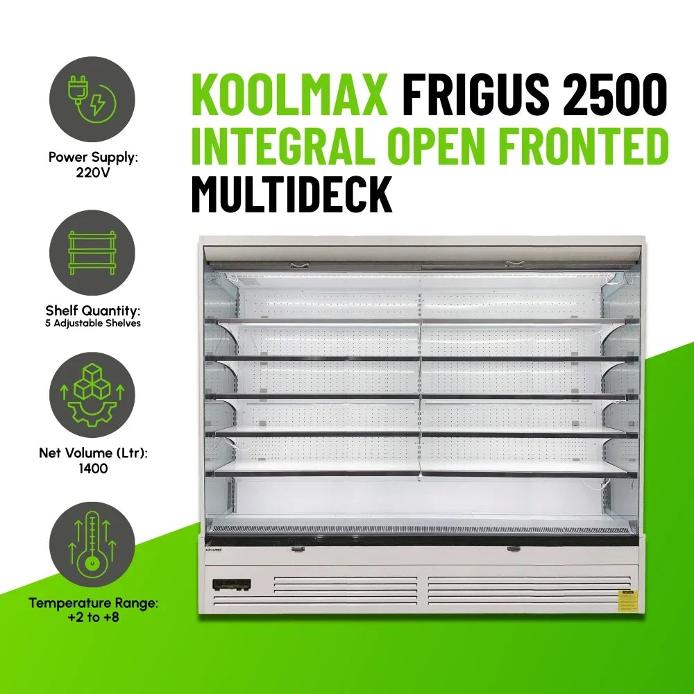 FRIGUS 2500 Integral Open Fronted Multidecks White