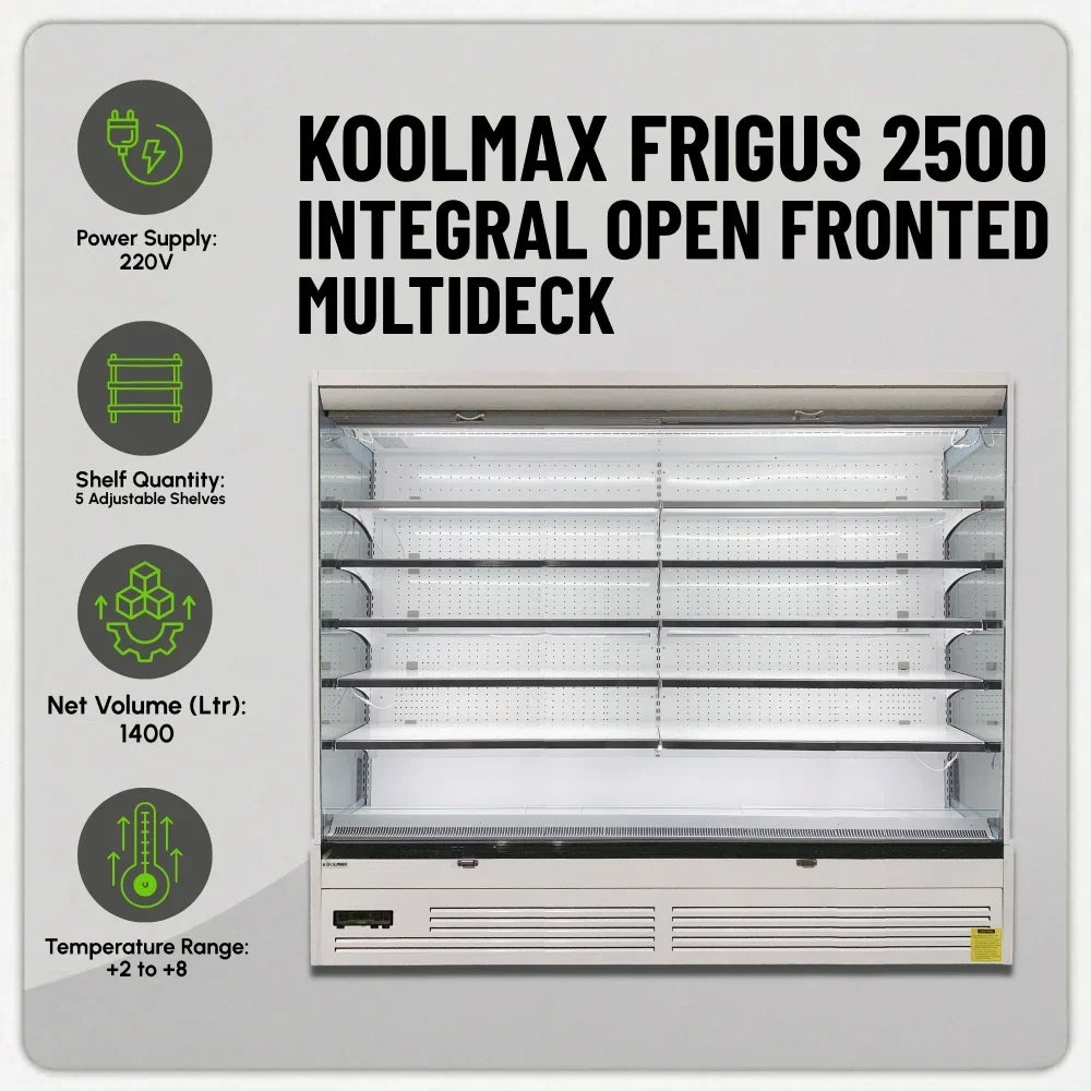 FRIGUS 2500 Integral Open Fronted Multidecks White