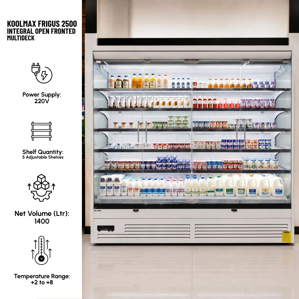 FRIGUS 2500 Integral Open Fronted Multidecks White