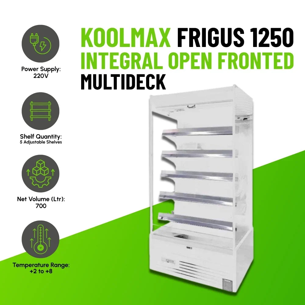 FRIGUS 1250 Integral Open Fronted Multidecks White