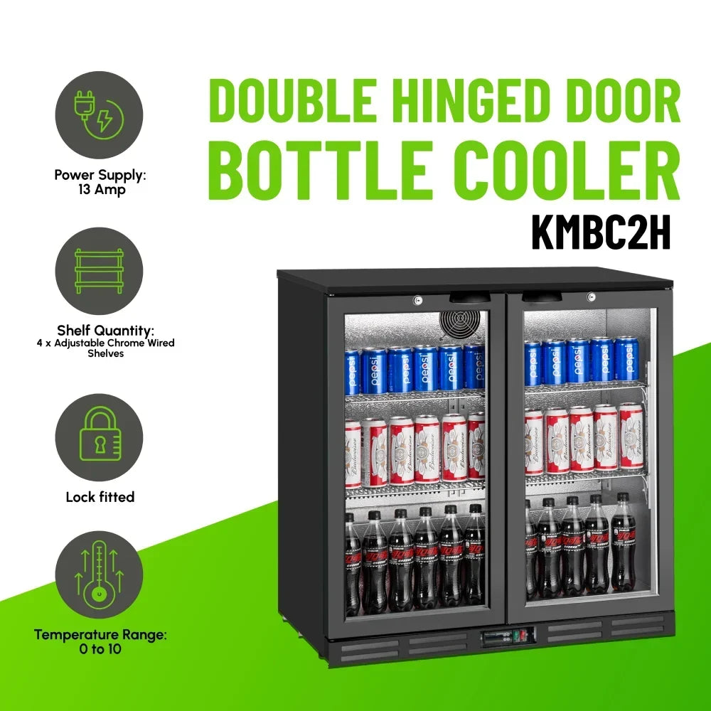 KMBC2H Double Hinged Door Bottle Cooler