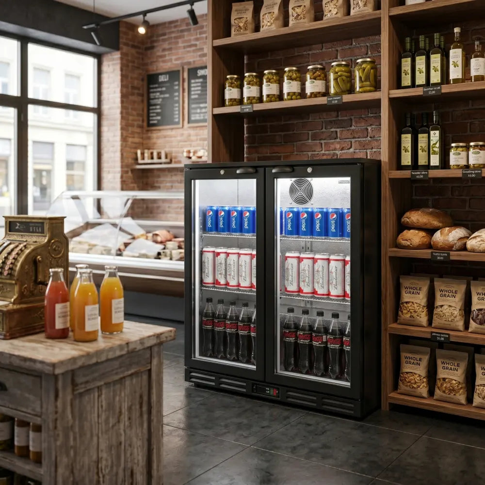 KMBC2H Double Hinged Door Bottle Cooler