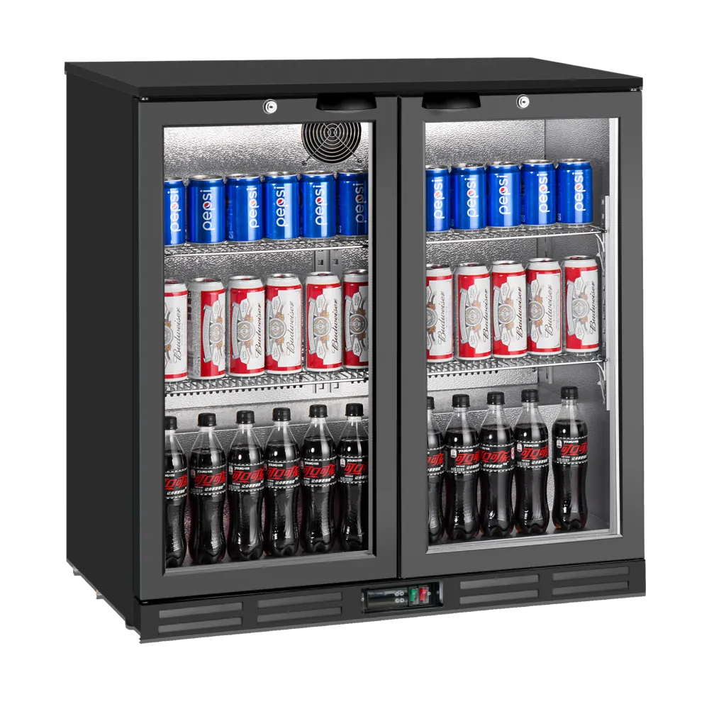 KMBC2H Double Hinged Door Bottle Cooler