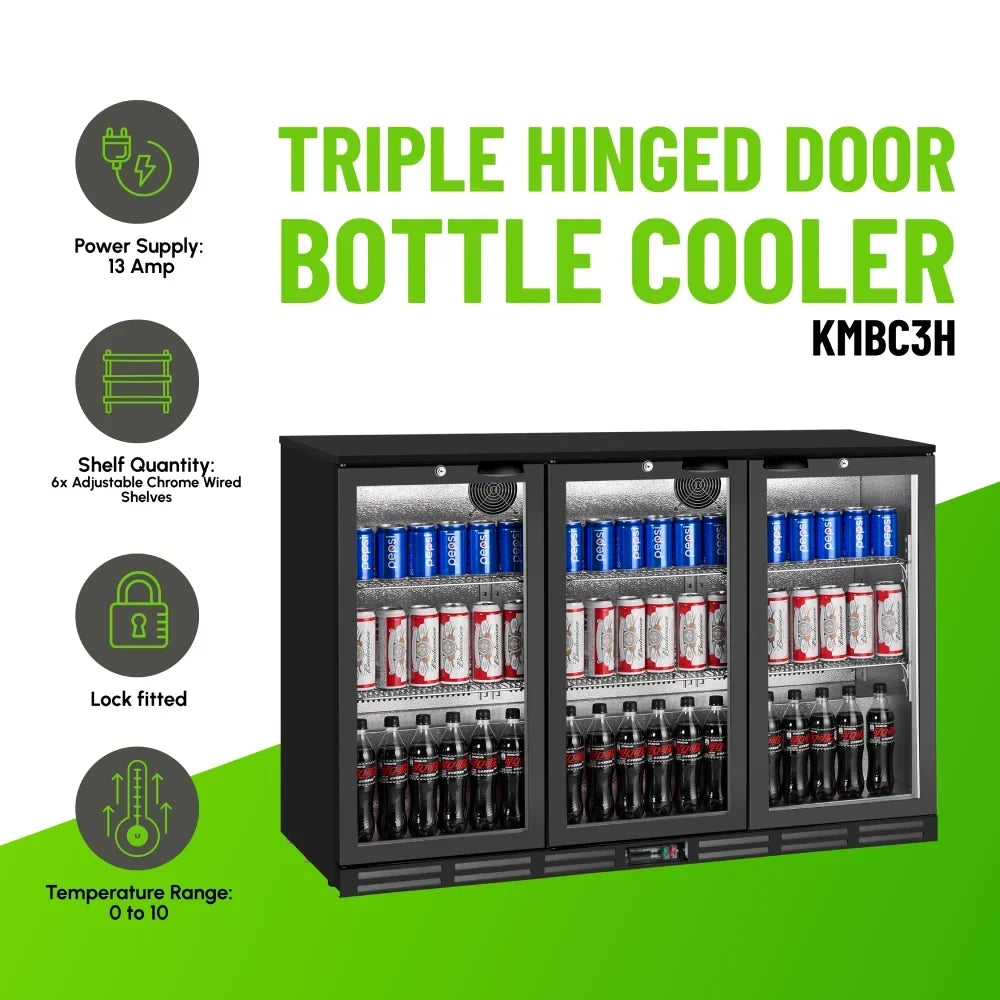 KMBC3H Triple Hinged Door Bottle Cooler