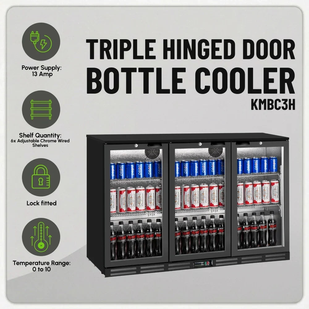 KMBC3H Triple Hinged Door Bottle Cooler