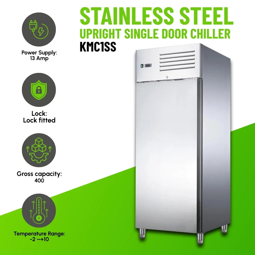 KMC1SS Single Door Upright Chiller