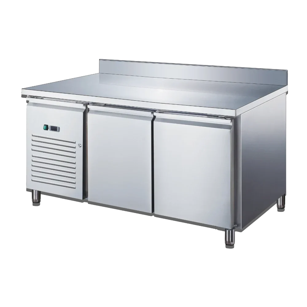 KMC2DS Double Door Prep-Counter Chiller
