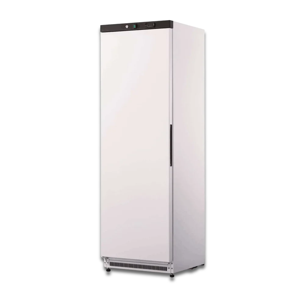 KMC400 Single Door White Upright Chiller