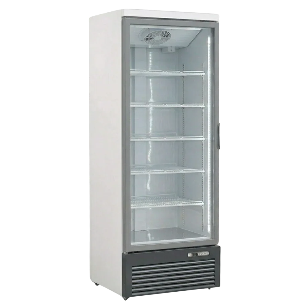 KMC700G Grey Single Glass Door Upright Chiller