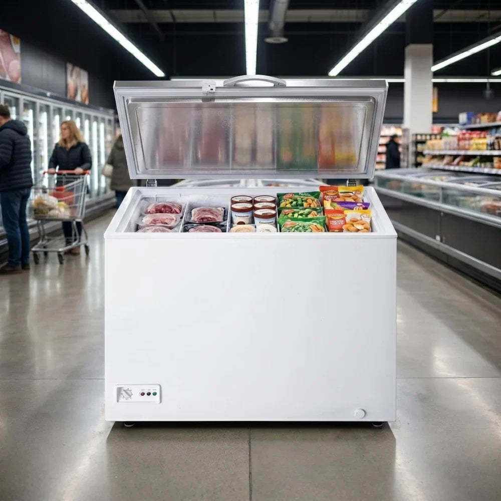 KMCF370S Stainless-Steel Lid Chest Freezer