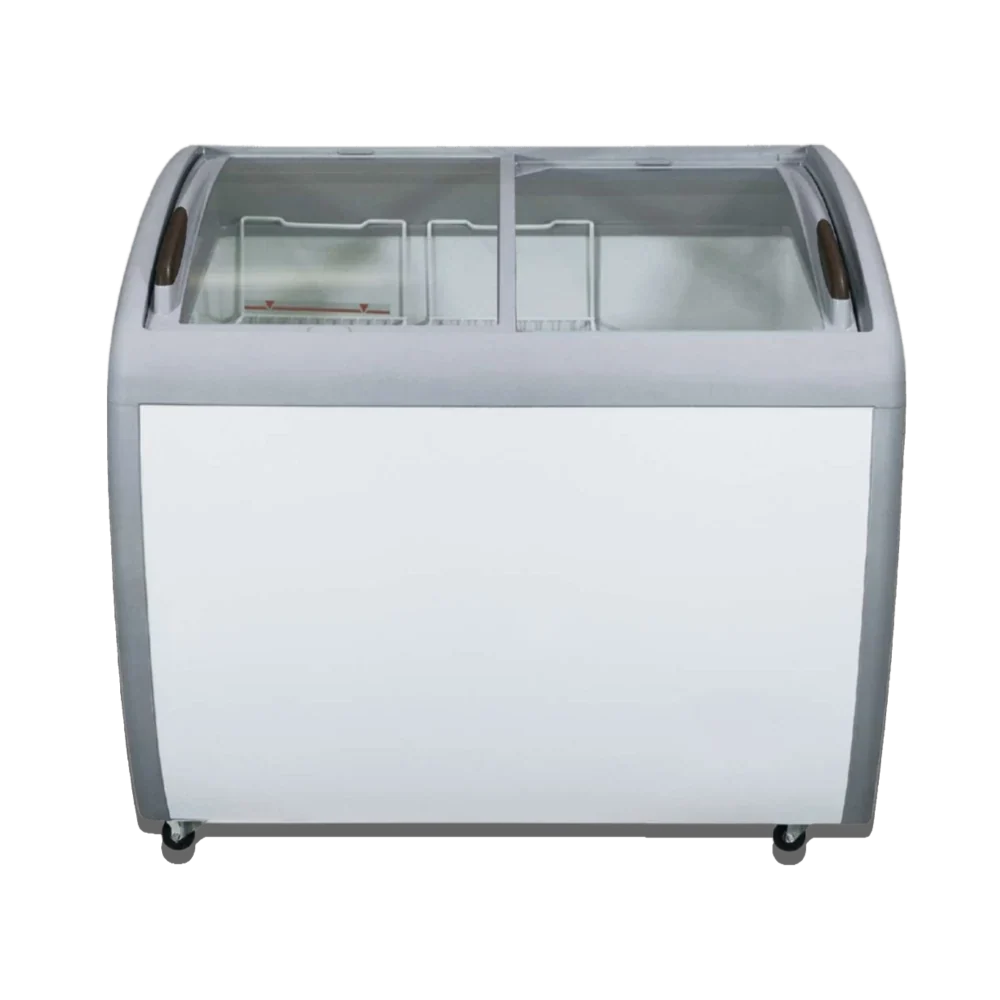 KMF200IC Glass Lid Chest Display Freezer