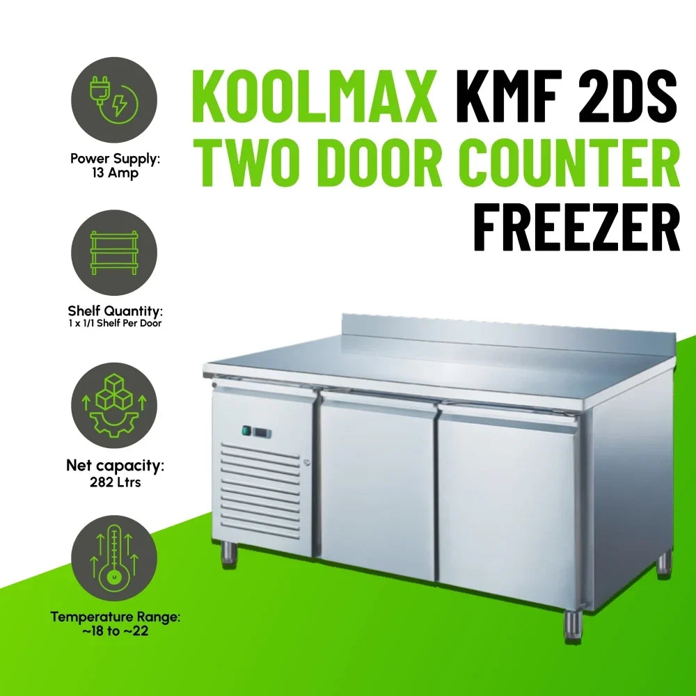 KMF2DS Double Door Prep-Counter Freezer