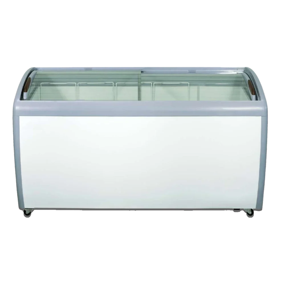 KMF400IC Glass Lid Chest Display Freezer