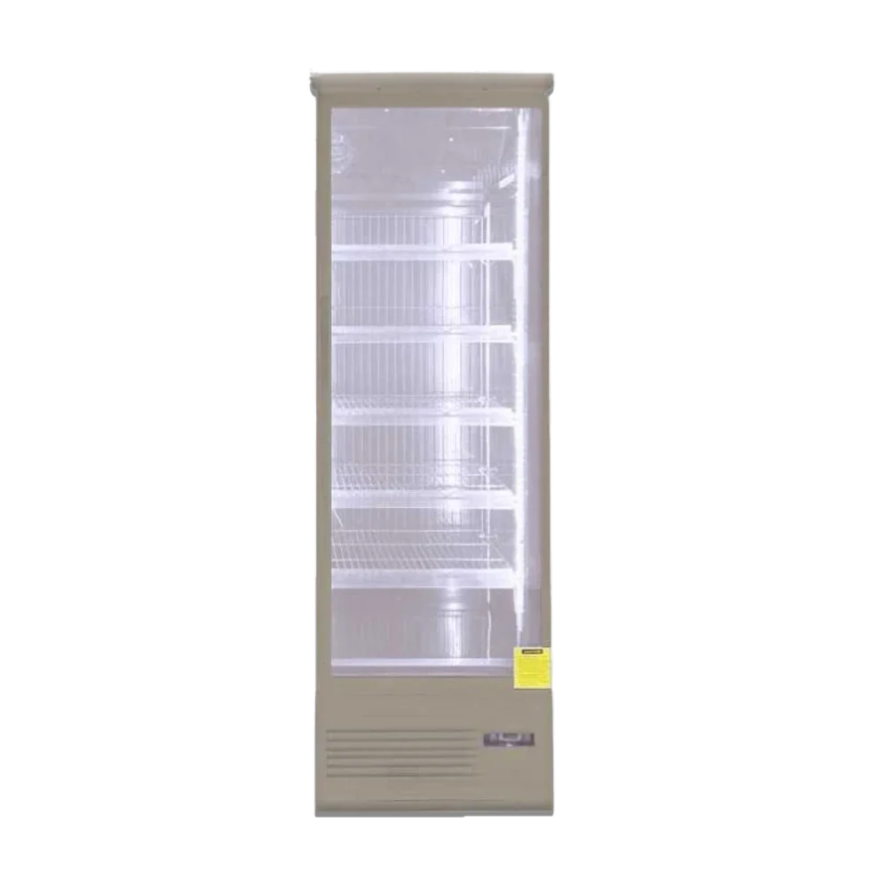 KMF700 Single Door Grey Upright Display Freezer