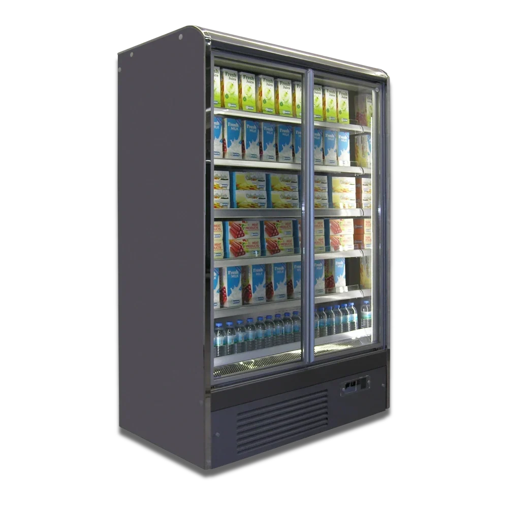 NICE 1250 Full Glass Door Integral Multideck Chiller