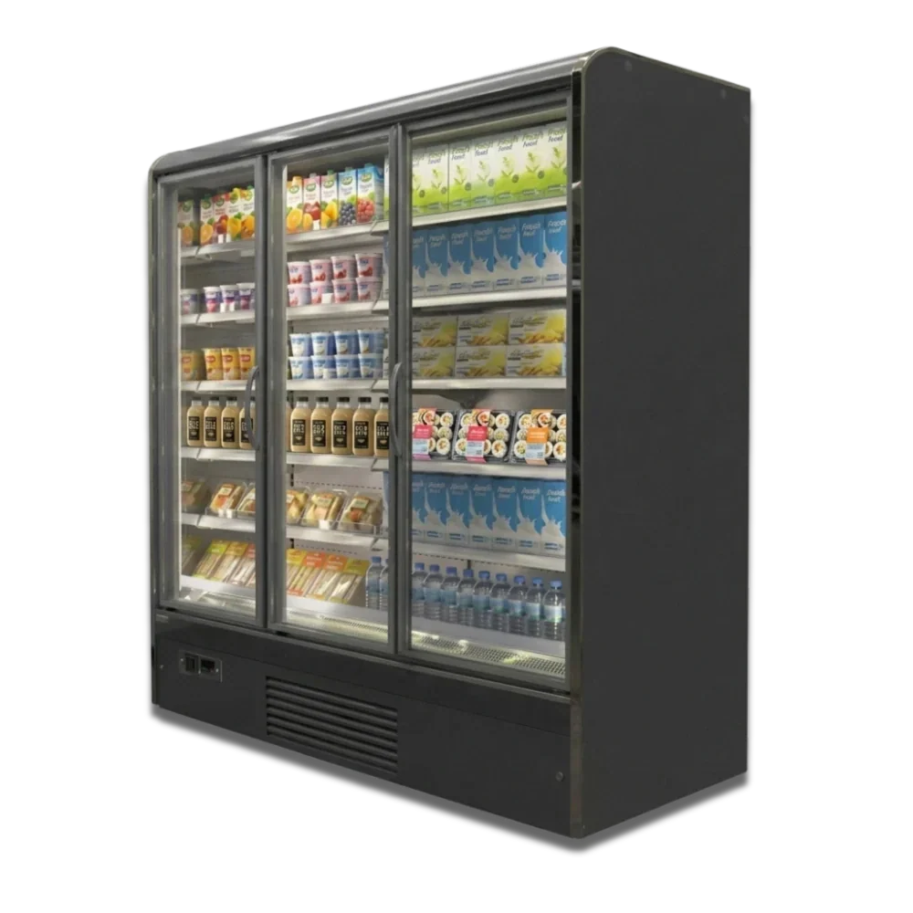 NICE 1875 Full Glass Door Integral Multideck Chiller