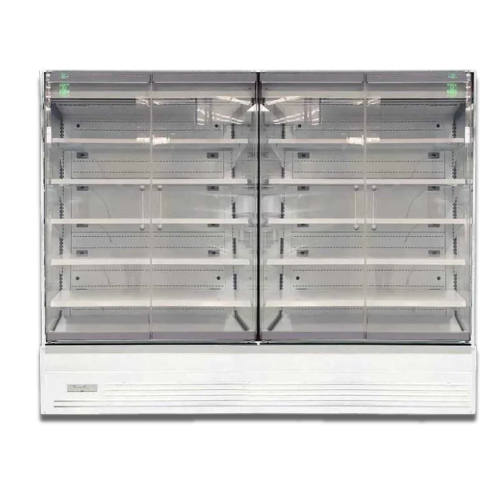 OASIS 2500 Front Glass Door White Multideck