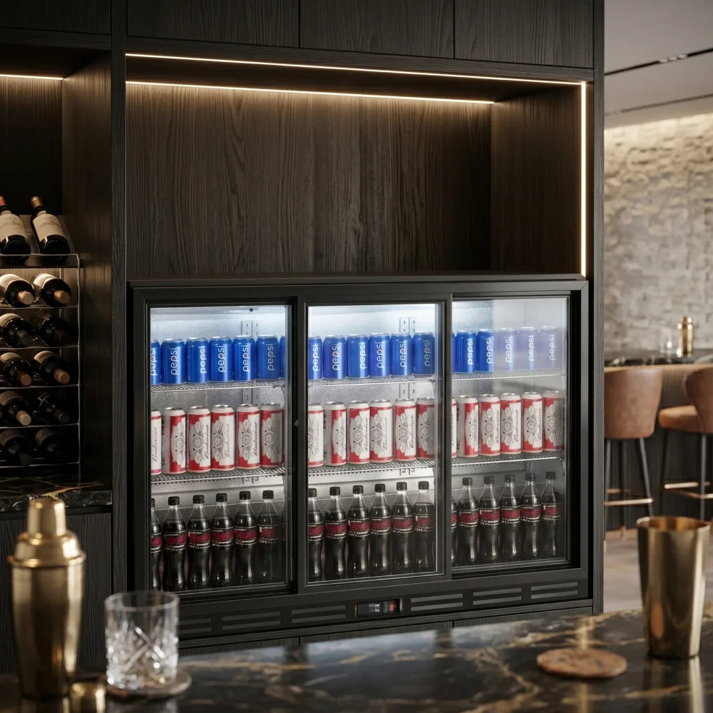 KMBC3SL Triple Sliding Door Bottle Cooler
